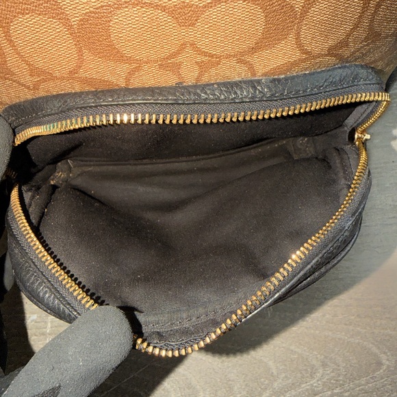 Coach Brown and Black Backpack - Picture 7 of 11